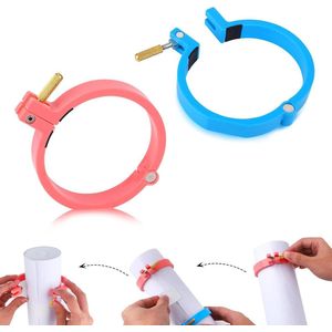 Sublimation Tumblers Pinch Pinch Tumbler Clamp for 568.2/426.15ML Blanks Tumblers Sublimation Tool Supplies for Sublimation Paper & Tumblers Blue & Pink - Set of 2