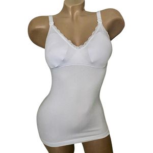 Corrigerende Hemd Naadloos - Bamboe- 6164 - M/L wit