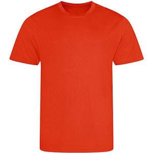 Vegan T-shirt met korte mouwen Cool T 'Orange Flame' - M