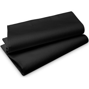 Tafellaken/Tafelkleed van Evolin papier in het zwart - Formaat 127 x 220 cm