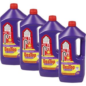 Destop Gel Express Ontstopper - 4 x 1,25 l