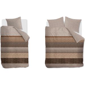 Kardol Quilted Dekbedovertrek - Extra breed - 260x200/220 cm - Naturel