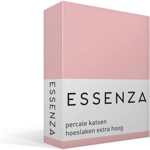 Essenza - Hoeslaken - Percale katoen - 90 x 220  - Roze