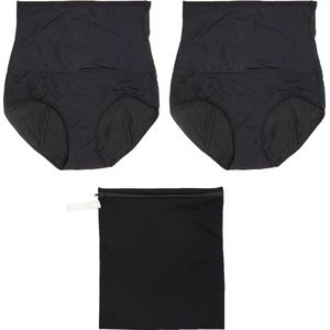 Cheeky Pants - Feeling Confident Set van 2 - Maat 40-42 - Comfortabel Ondergoed - Zero Waste - Incontinentie Oplossing