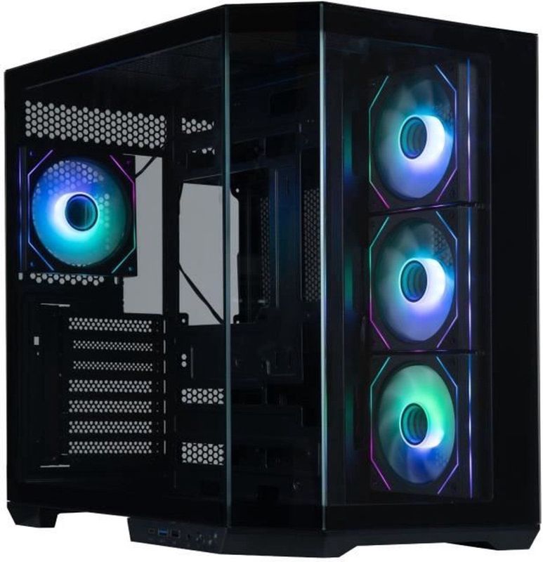 BitFenix - T10 - PC Behuizing - Zwart - Gehard Glas - 4x ARGB Fans