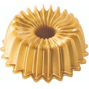 Tulband Bakvorm "" 6-Cup Brilliance Bundt Pan"" - Nordic Ware | Premier Gold Mini Bundts