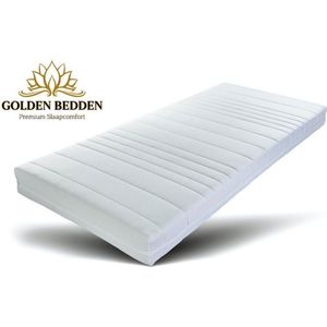 Golden Bedden - eenpersoon - Comfortschuim matras -SG25 XXL - 80x200x14