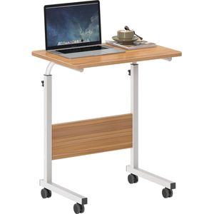 Laptoptafel, notebooktafel, 60 x 40 cm, laptopstandaard, pc-tafel, bijzettafel voor bed en bank