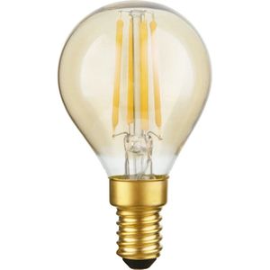 123led-huismerk - Kogellamp - Licht Goud - E14 - 2200K - 230 Lumen