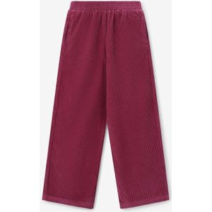 Sissy-Boy - Donkerrode Corduroy Broek - Hoge Taille - Loose Fit