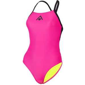 Aquasphere Essential Fly Back - Badpak - Dames - Roze/Zwart - 44