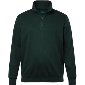 Boston Park Boston Park - Heren - Boston Park troyer van sweatstof kraag met rits - Middernacht groen - Maat 60+