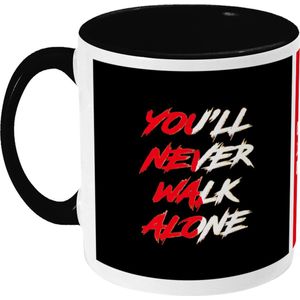 Feyenoord Mok - YNWA - Koffiemok - Rotterdam - 010 - Voetbal - Beker - Koffiebeker - Theemok - Zwart - Limited Edition