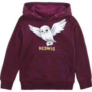 Harry Potter Kids - Hedwig Trui met capuchon rood 128