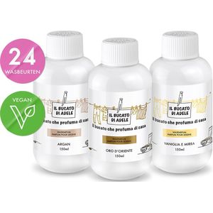Il Bucato di Adele Wasparfum Argan 150ml - Oosters 150ml - Vanille & Mirre 150ml