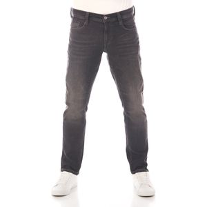 Mustang Heren Jeans Broeken Oregon tapered Fit Zwart Volwassenen Denim Jeansbroek