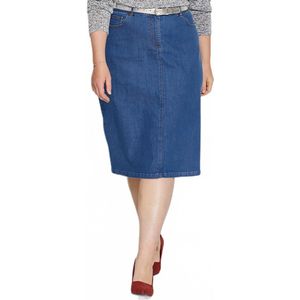 A-lijn rok in stretch denim