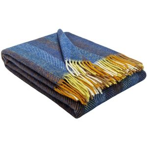 Plaids.shop® Wollen Plaid - HELSINKI - Oud Roze XL (140x200cm) Deken - 100% Wol