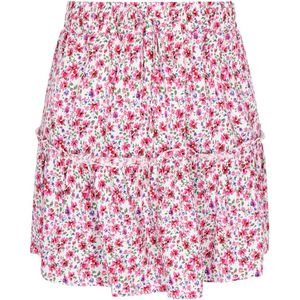 MYMO - A-lijnrok - Blauw Groen Pink Wit - Korte Mini Rok