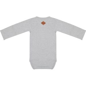 Little Indians Romper Grey Melange - Rompertje - Grijs - Baby - Unisex.