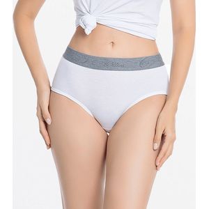 Slip dames bamboe brief wit