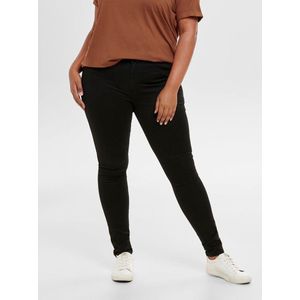 ONLY CARMAKOMA CARAUGUSTA HW SKINNY JEANS BLACK NOOS Dames Jeans - Maat 46 X L32