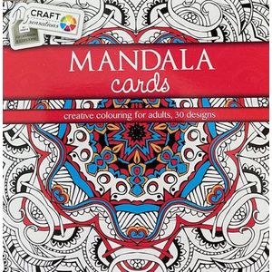 Mandala Cards Kleurboek Sensations Craft Rood