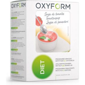 Oxyform diëtetieke tomatensoep | Set van 2 voordelige etuis (12 maaltijden) I 84 cal per eiwitsoep I Poederbereiding I Laag in Vet Calorieën Suikers I Verrijkt met vitamines