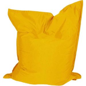 Mr. Lounge - Zitzak met binnenzak-kind-volwassene - maat M - 130x150 - Outdoor Cartenza Yellow 050