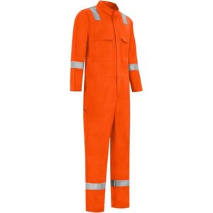 Dapro Safety Worker 2 Overall, Oranje 100% Katoen-56 - Werkoverall / Werk overall / Klus overall / Klusoverall