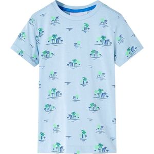 vidaXL - Kindershirt - 140 - lichtblauw