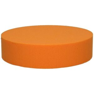 Oranje Oasis steekschuim cake | Diameter 20 centimeter | Hoogte 5 centimeter | Per 2 stuks te bestellen