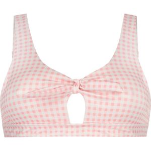 Hunkemöller Dames Badmode Bikini croptop Seychelles - Roze - maat L