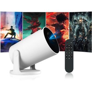 Azomor® Draagbare mini projector met Wi-Fi en Bluetooth voor thuisbioscoop
