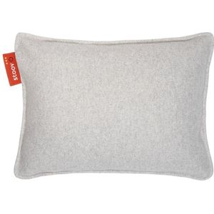 Stoov Warmtekussen - Ploov - Duurzaam & Draadloos - Infrarood warmtekussen - 45x60 Original Melange Light Grey - Standaard Batterij