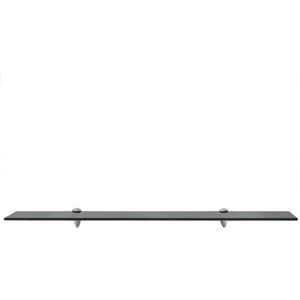 vidaXL Zwevend schap 90x10 cm 8 mm glas - Zwevende Plank - Zwevende Planken - Wandplank - Wandplanken