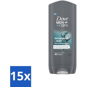 Dove Douchegel Men+ Care Eucalyptus + Mint 400 ml - Bulkverpakking - 15 stuks
