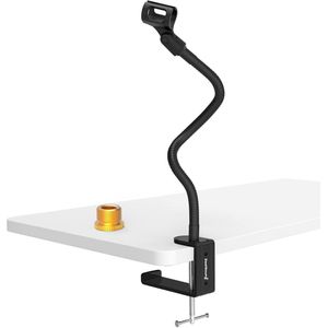Flexibele Microfoon Arm Stand - 360 Verstelbaar - Bureau Klem