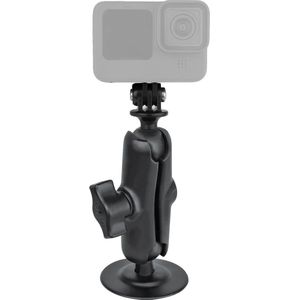 Flex Zelfklevende Dubbele Bal Montage met Actie Camera Adapter