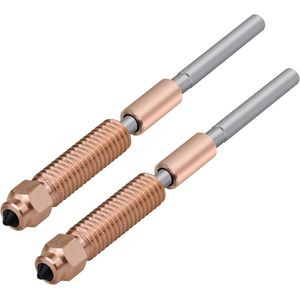 3D printer reserveonderdelen - 3D Printer Nozzles - Chroomzirconium Koper Verfesterde Nozzle, Geschikt voor diverse 3D printer modellen