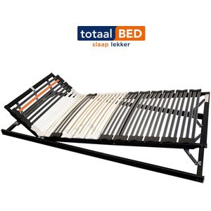 totaalBED - Lattenbodem Medi 3000 - 5 comfortzones - 80x200cm - handverstelbare bedbodem