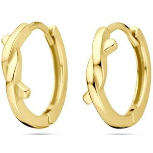 Glams klapoorringen 12,5 mm 1 micron - 12.5 mm - Zilver