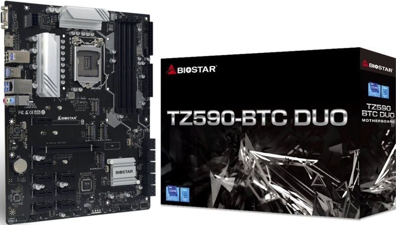Biostar TZ590-BTC DUO Mining