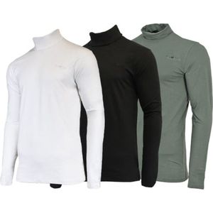 Campri - Skipully - Heren - Black/White/Jungle green - 3-Pack