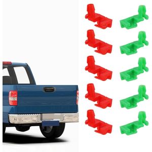 Allecto Plus - Set van 5 Achterklephandgreepclips voor Autodeurslot - Nylon Vervanging voor Chevy Silverado en GMC Sierra - 1999-2007 - Links en Rechts - Achterklephouder.