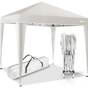 Tillvex Partytent 3 x 3 meter, pop up tent, creme