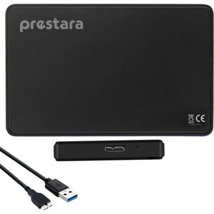 Prestara Harde Schijf Behuizing - 2.5 Inch - USB 3.0 - Zwart