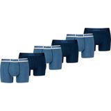 Puma - Boxershorts Everyday Placed Logo - Donkerblauw - 6-pack - Heren Ondergoed