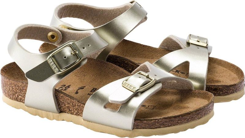Sandalen - Goud - Unisex - Maat 26 - Verstelbare Bandjes - Kurk en Latexschuimkussens