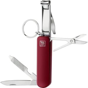 Manicure Set 24-Delige Inox Pedicure Multi-Tool Met Rode 90 mm Lengte